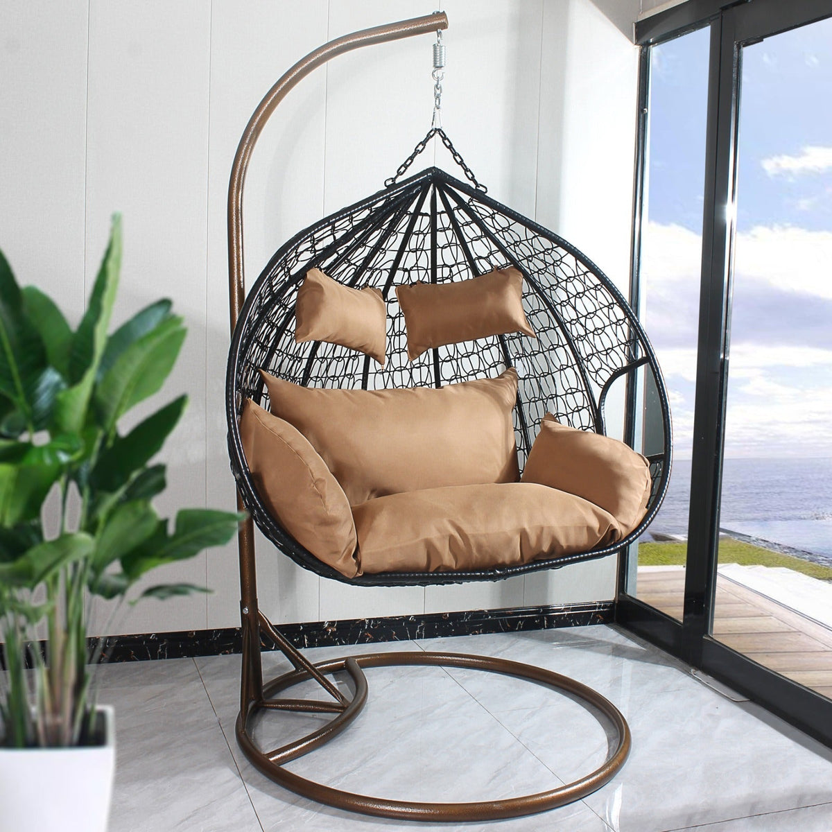 Double Seat Hanging Egg Chairs Egg Chairs AU