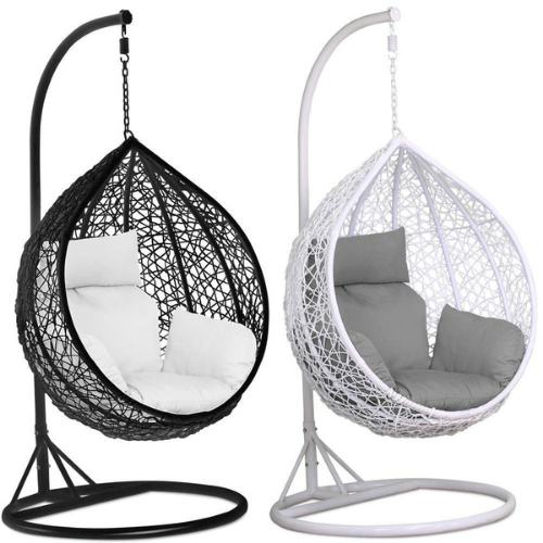 Egg Chair Hanging- Black Basket