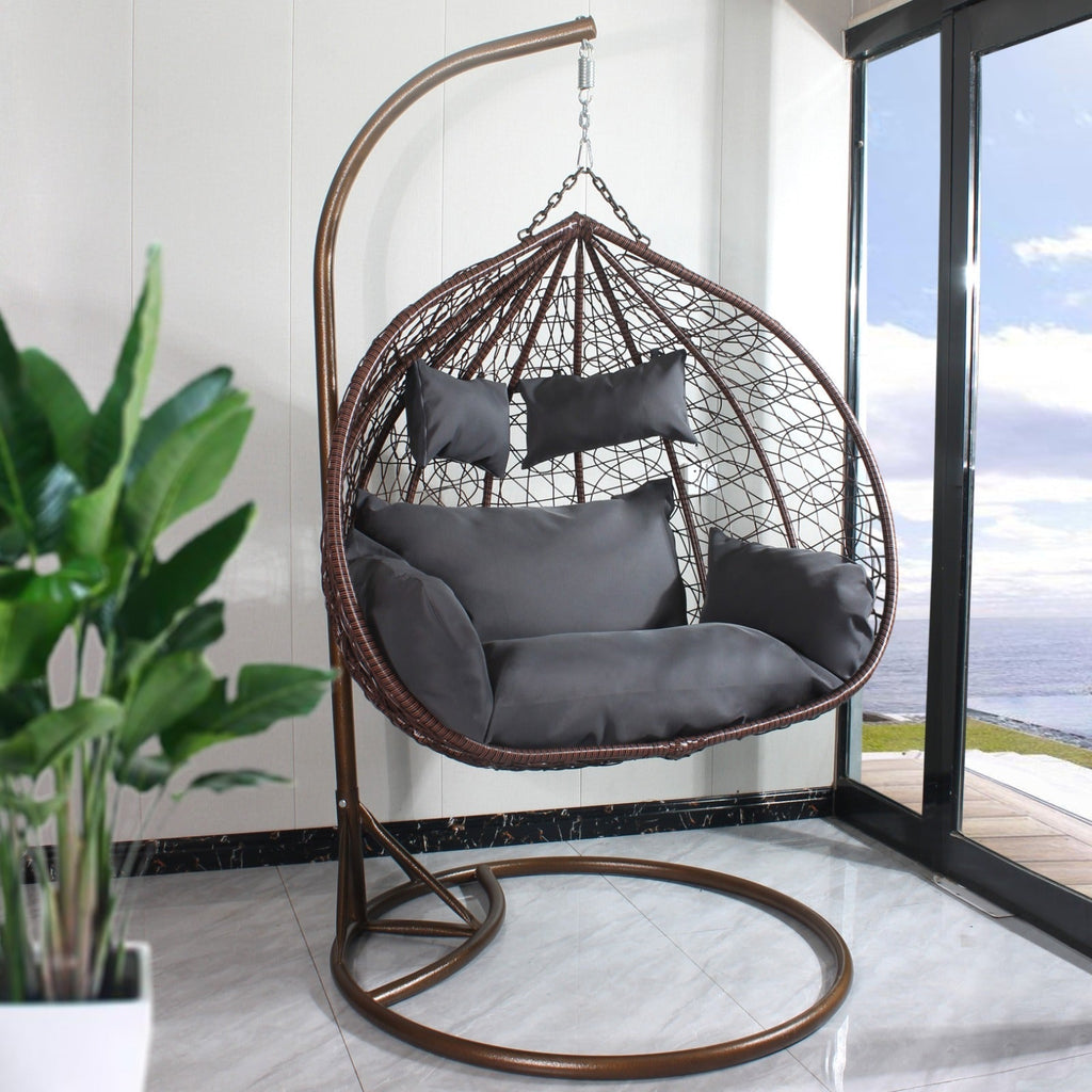 Double Seat Hanging Egg Chairs